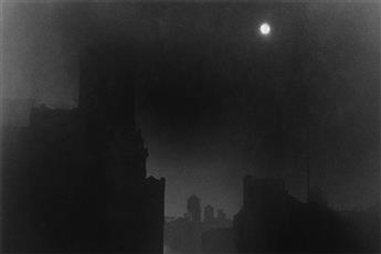 WOLF VON DEM BUSSCHE (1934-2014) A suite of 12 atmospheric photographs of the World Trade Center and Washington Square, New York City.